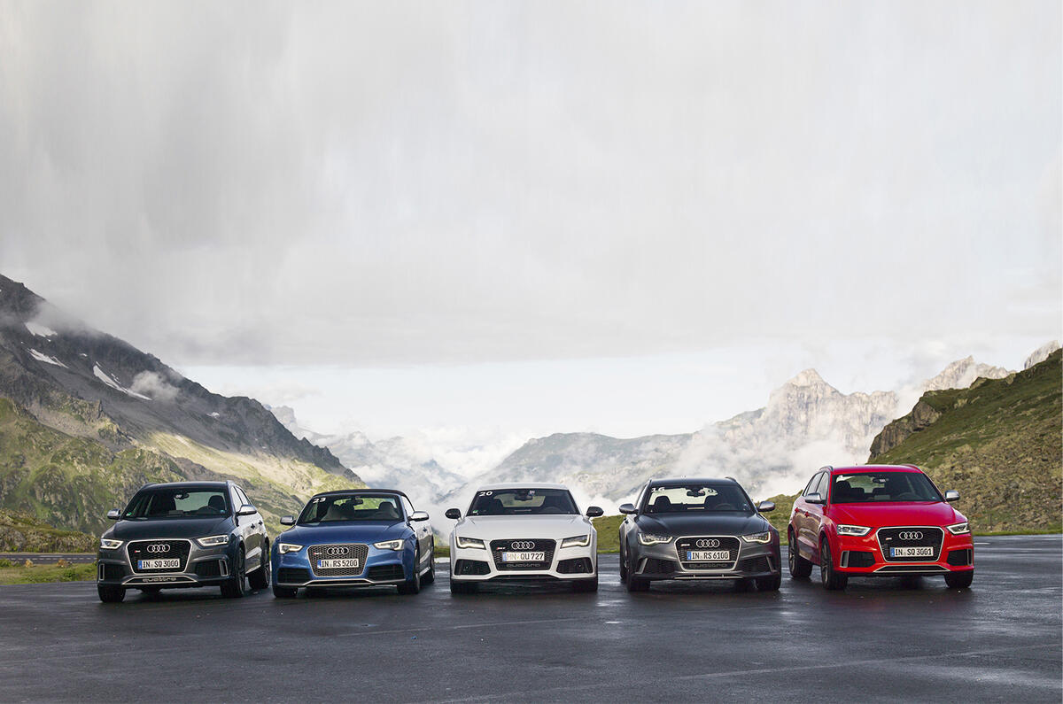 History of the Audi RS - picture special