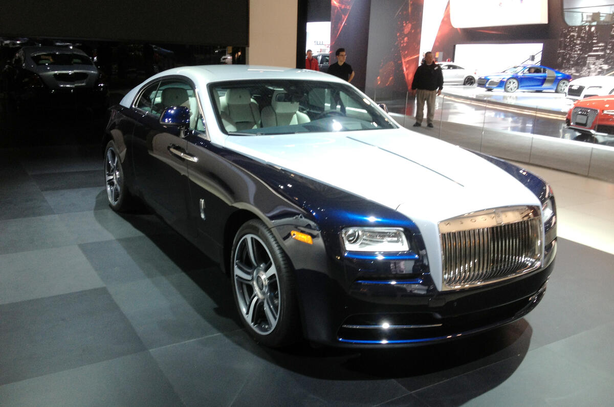 New York motor show: Rolls-Royce Wraith