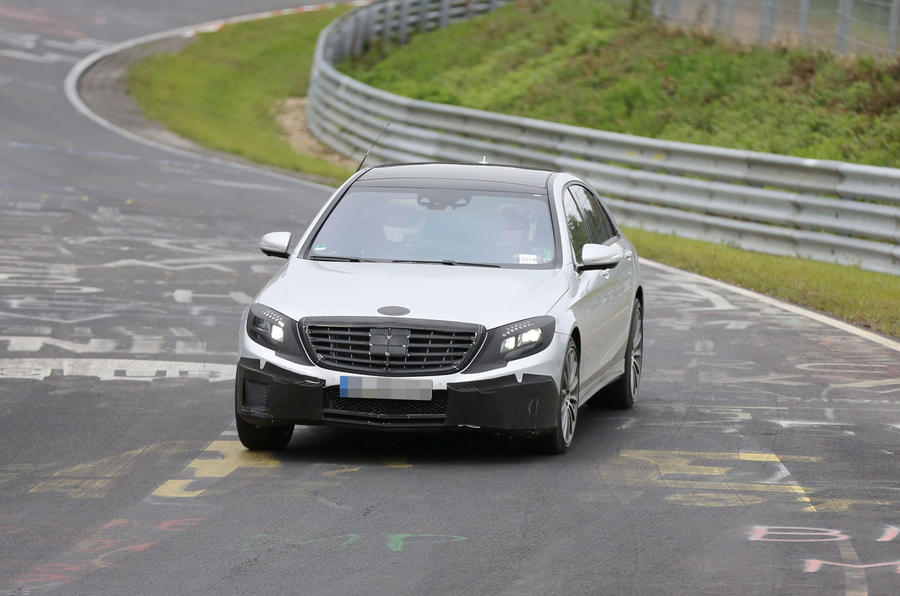 S63 AMG spied testing in Germany