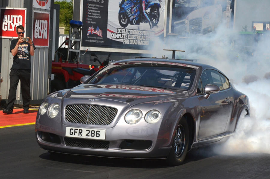 Bentley Continental GT with over 3000bhp to compete in drag race