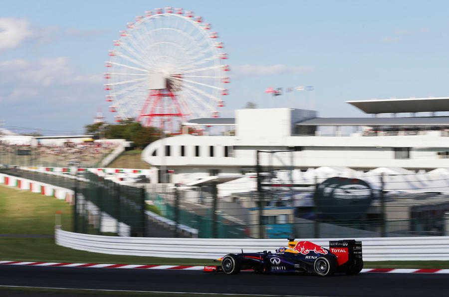 Sebastian Vettel closes on F1 title with win in Japan