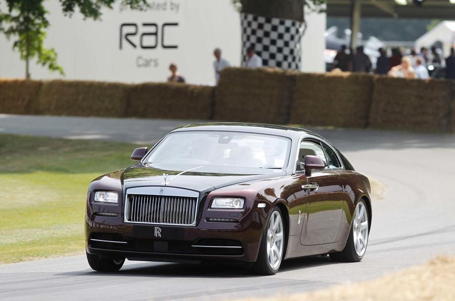 Rolls-Royce Wraith in action at Goodwood