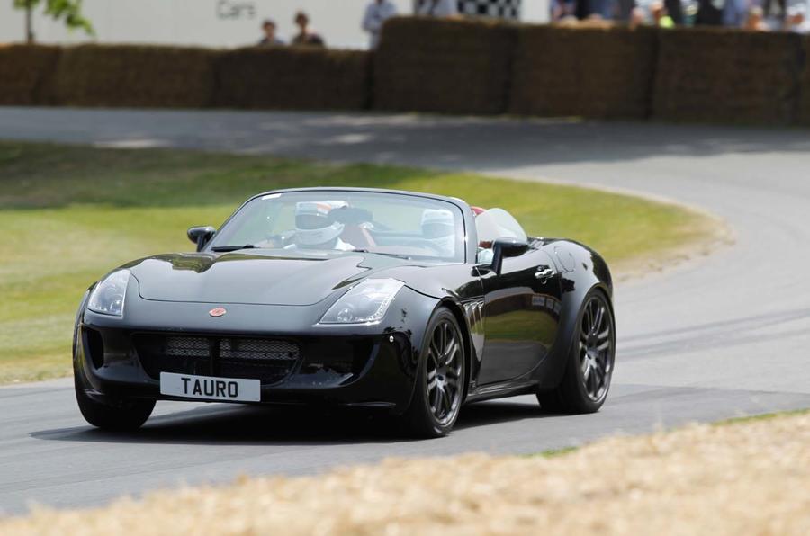 Tauro Spider V8 makes its Goodwood debut