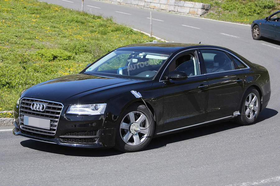 Audi starts testing on next-generation A8