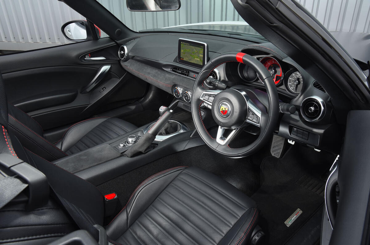 Abarth 124 Spider Interior Autocar