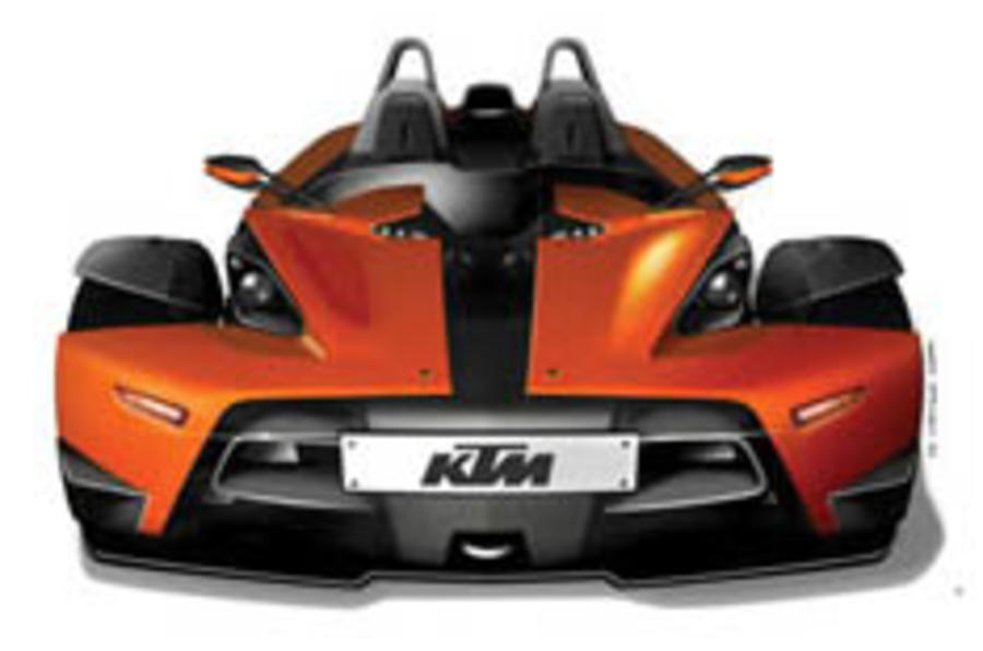First pictures of KTM's track car  