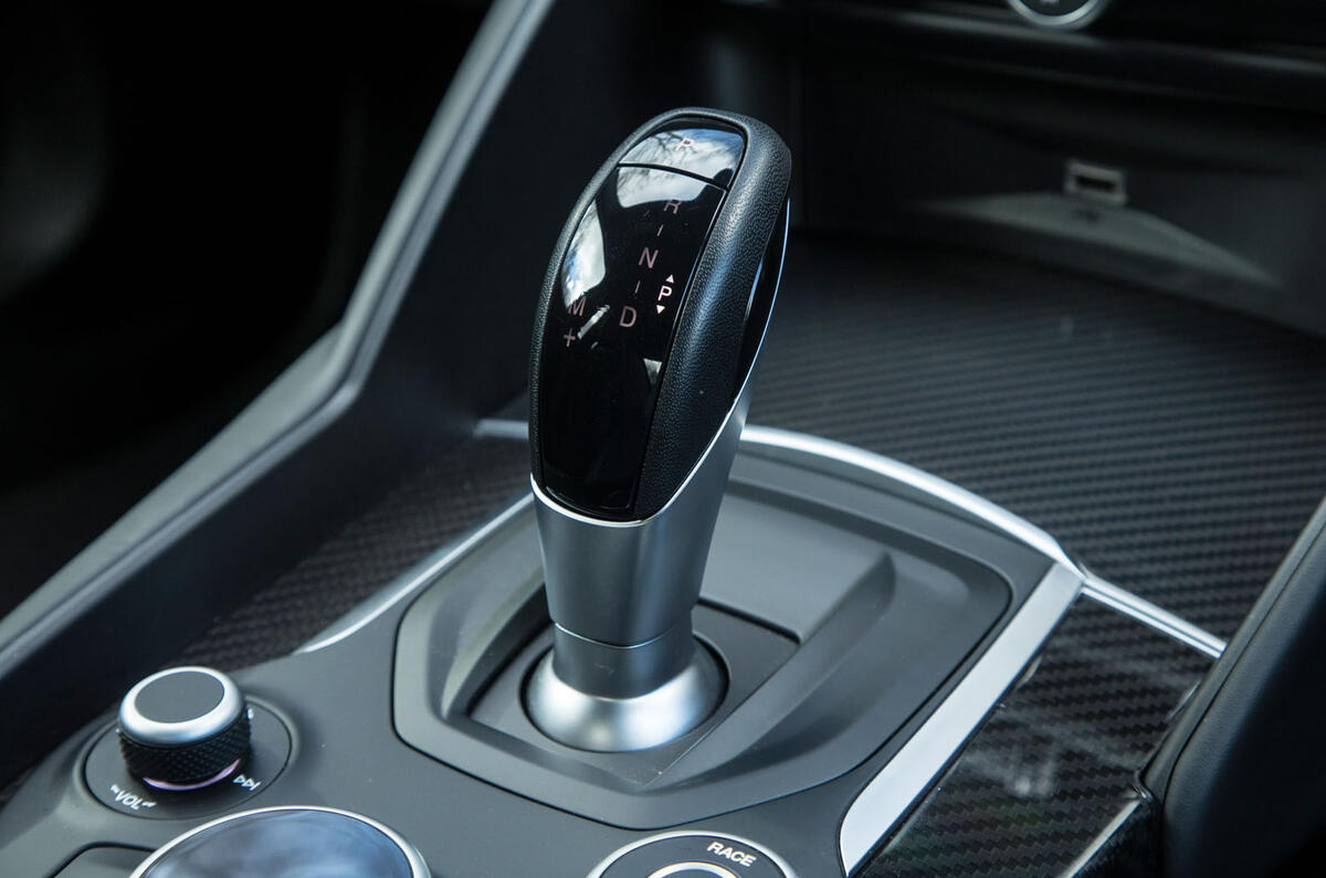 Alfa Romeo Giulia Quadrifoglio automatic gearbox