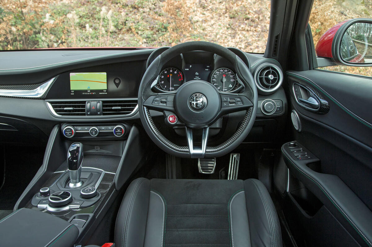 Alfa Romeo Giulia Quadrifoglio Interior Autocar