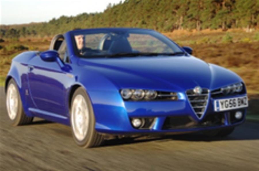Alfa Spider goes on sale in UK