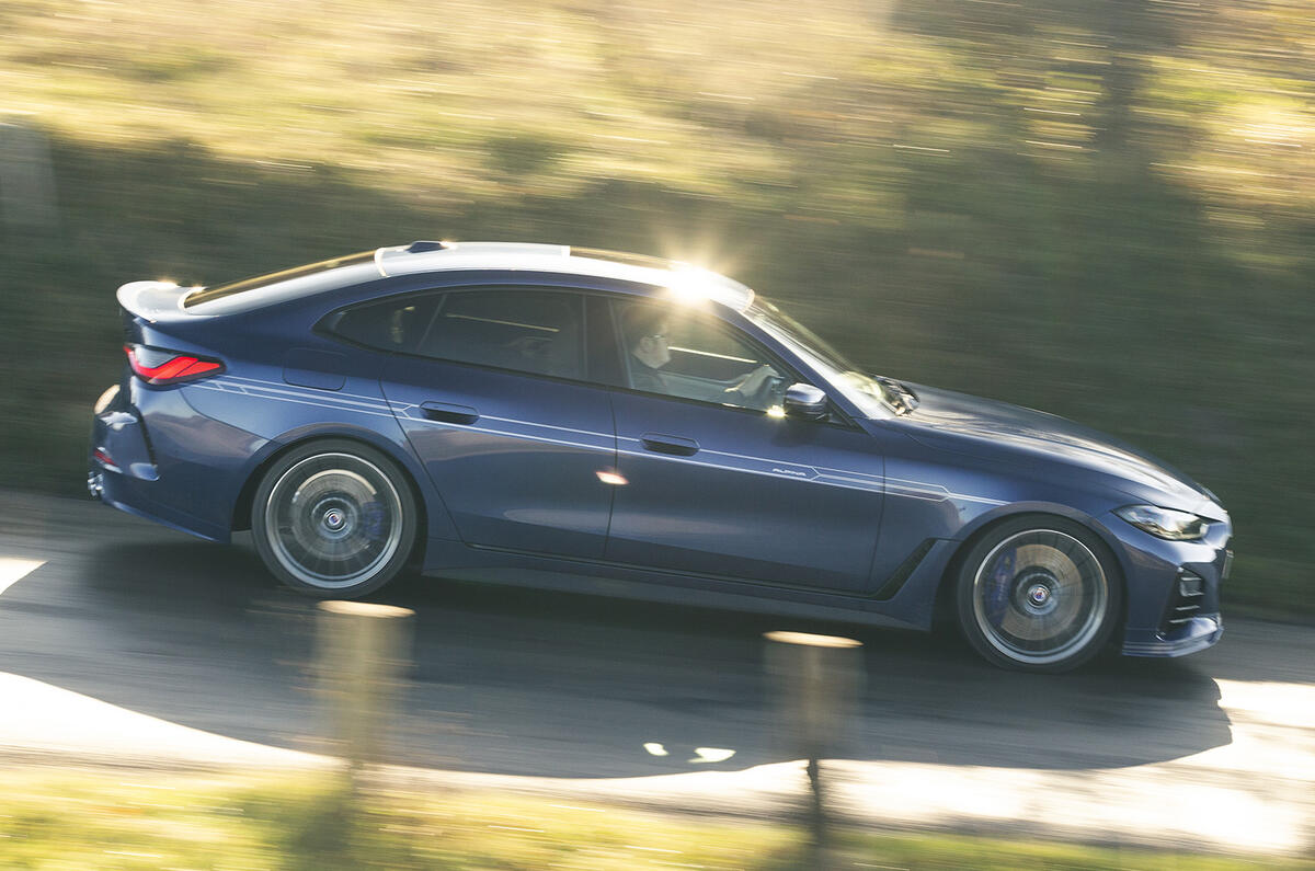 alpina d4 s gran coupe 02 vue latérale