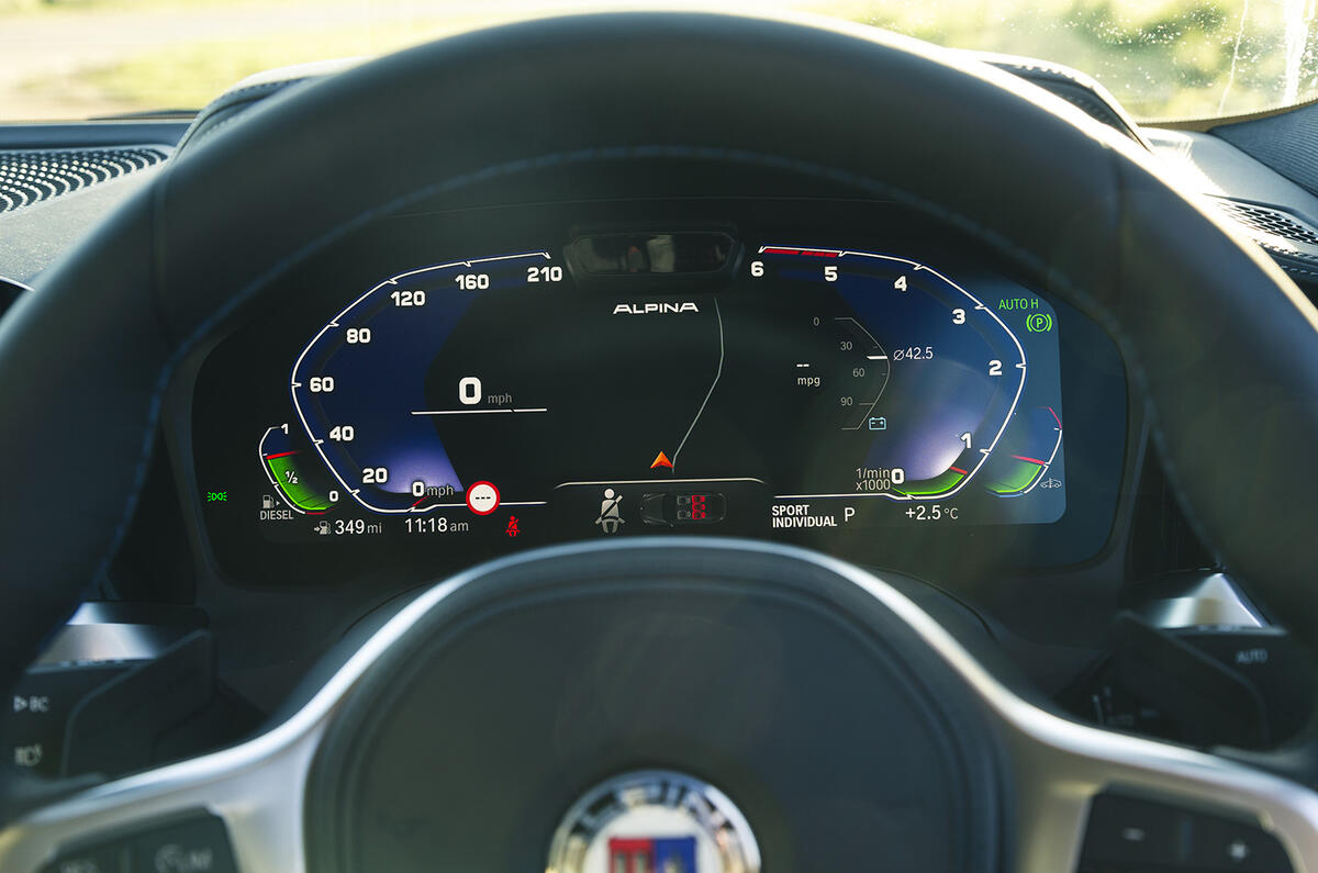 alpina d4 s gran coupe 12 compteur de vitesse