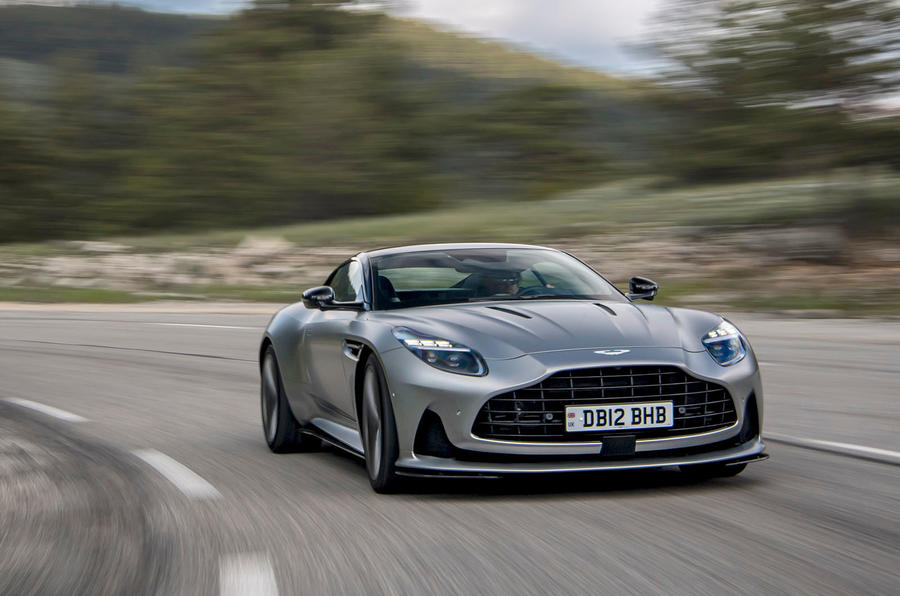 aston martin db12 review 2023 02 tracking front