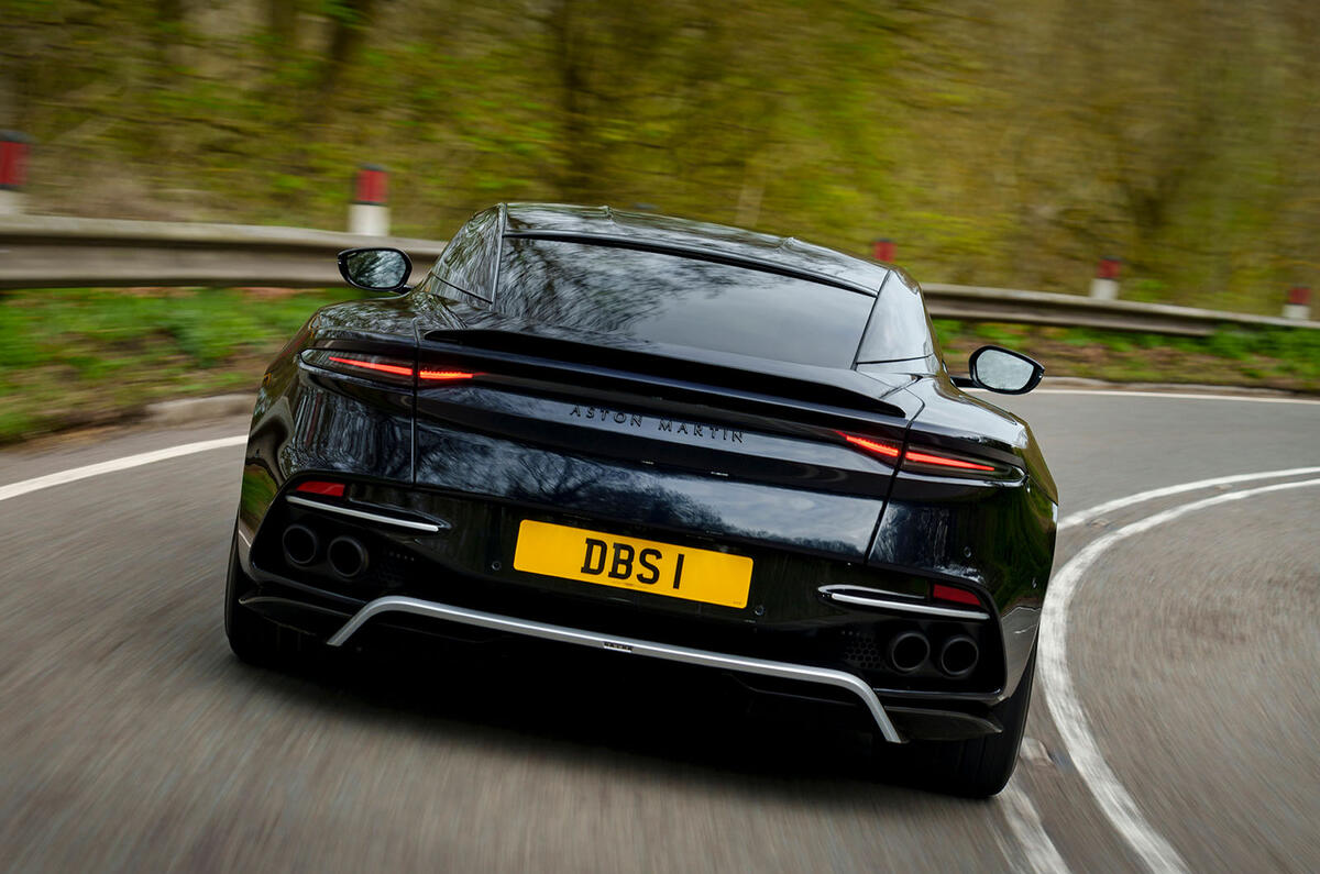 aston martin dbs 770 review 2023 05 rear action