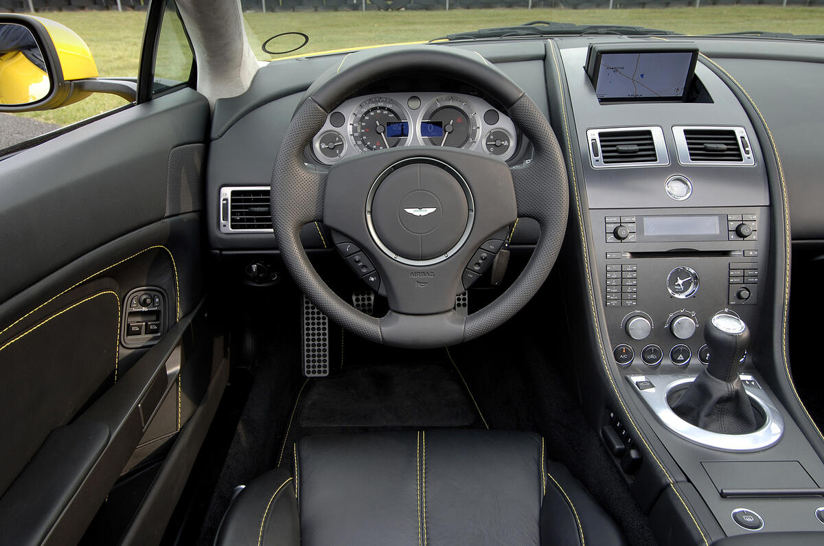 Aston Martin Vantage Roadster Interior Autocar