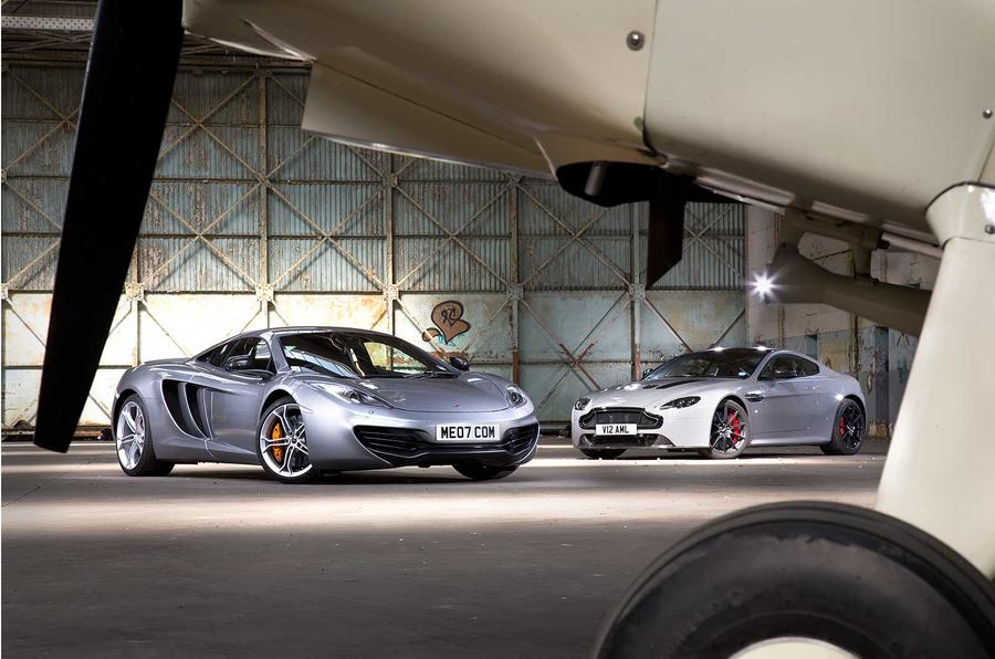 New versus used: Aston Martin V12 Vantage S or McLaren MP4-12C