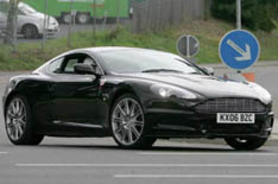 Aston's Bond special caught testing