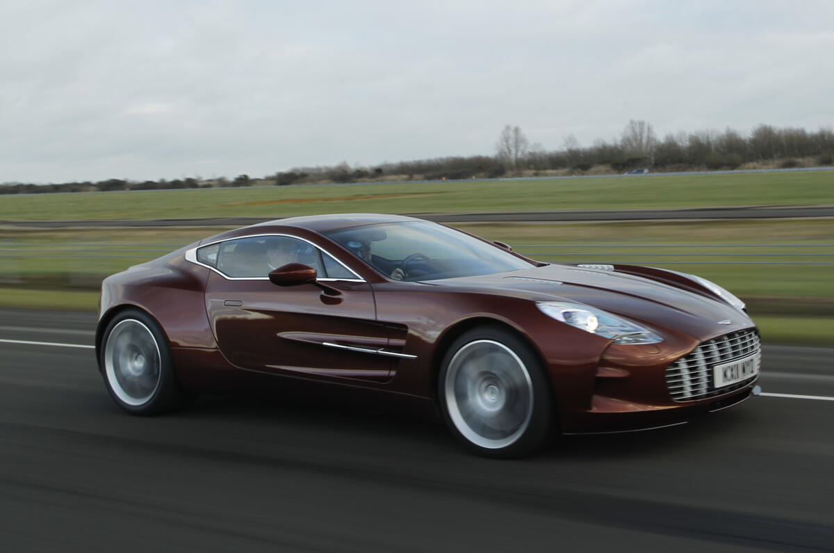 Aston Martin One 77 Riding Shotgun Autocar