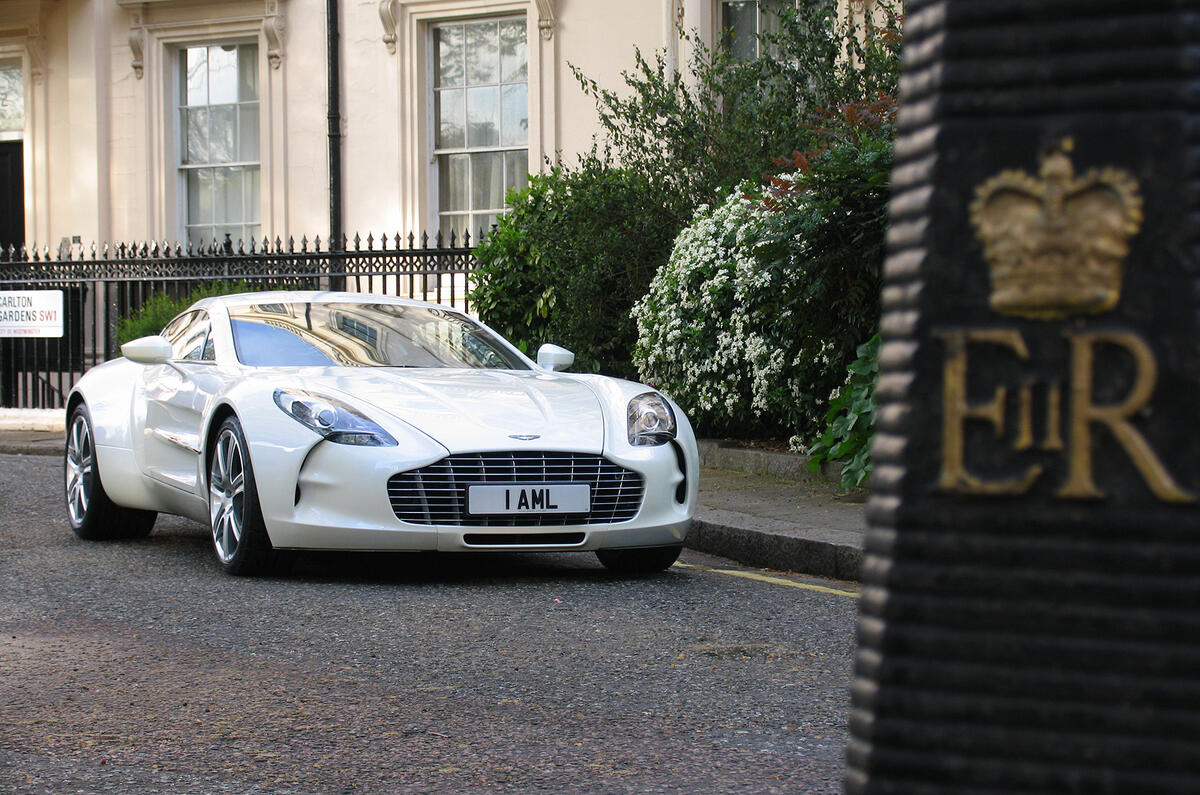 Aston One-77 in London