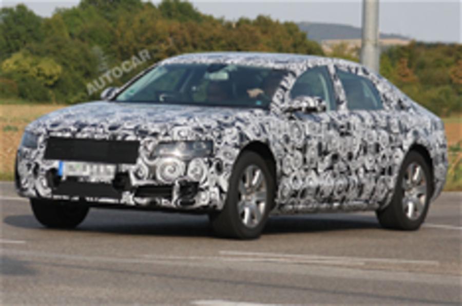 New Audi A8 spied