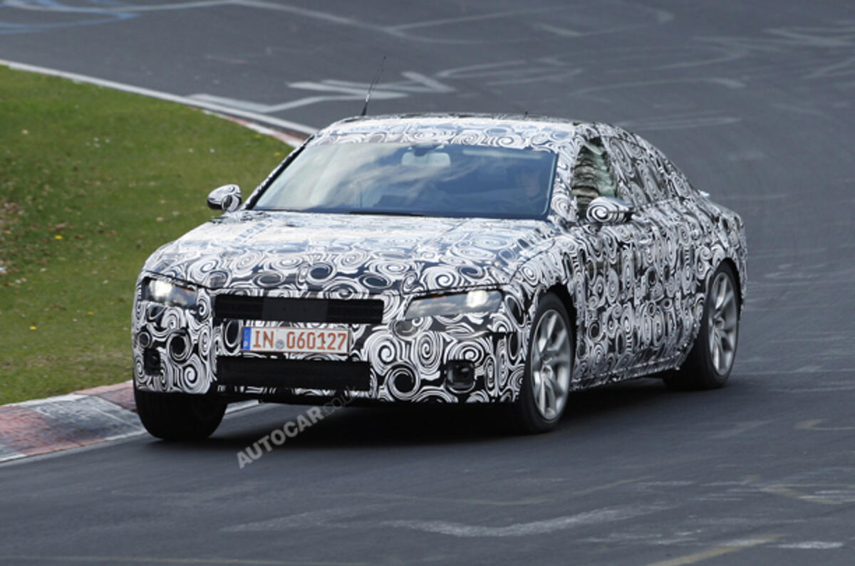 Audi A7 spied; on sale 2011