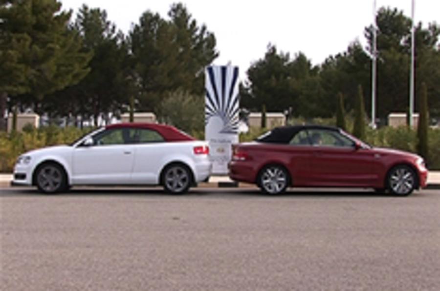 On video: 1-series cab vs A3 convertible
