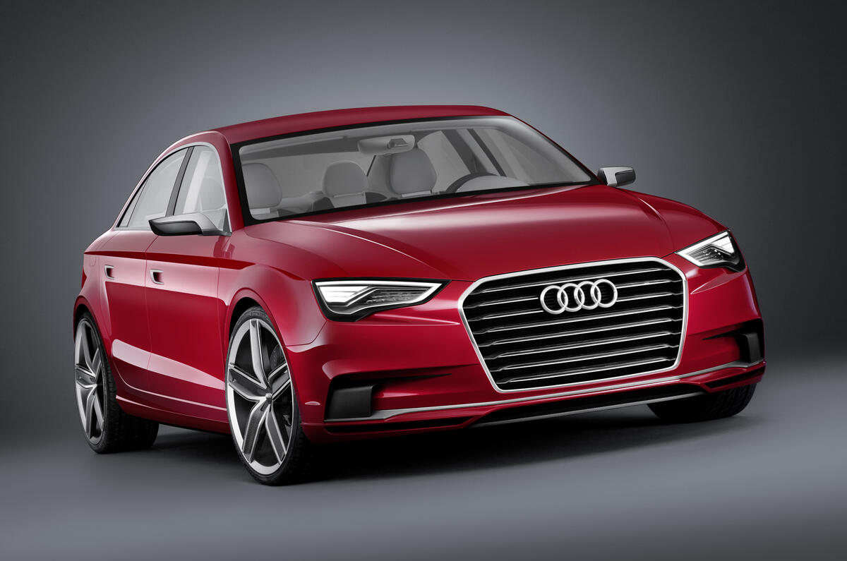 Geneva motor show: Audi A3 saloon