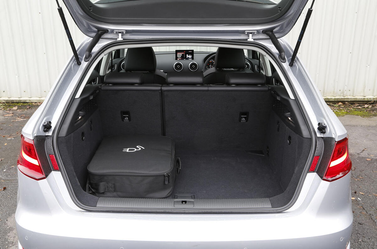 Audi A3 e-tron boot space