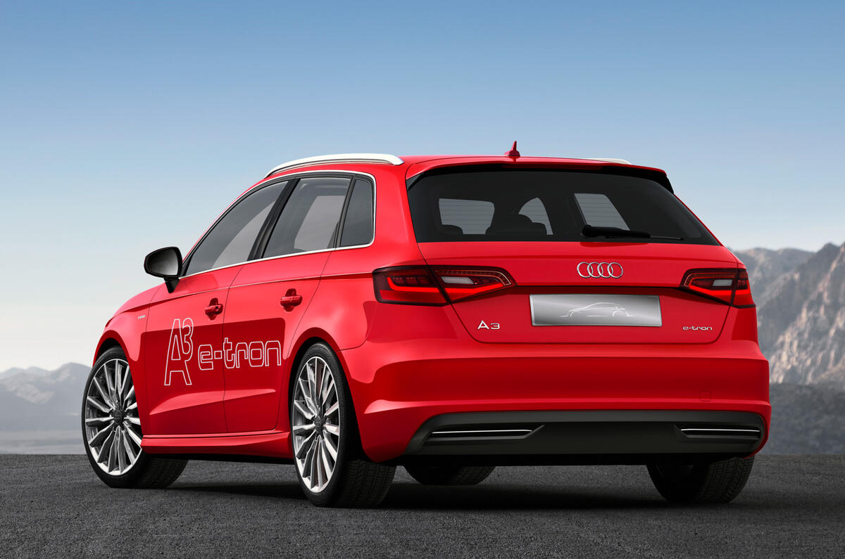 Audi A3 Sportback etron plugin hybrid to arrive in 2014 Autocar