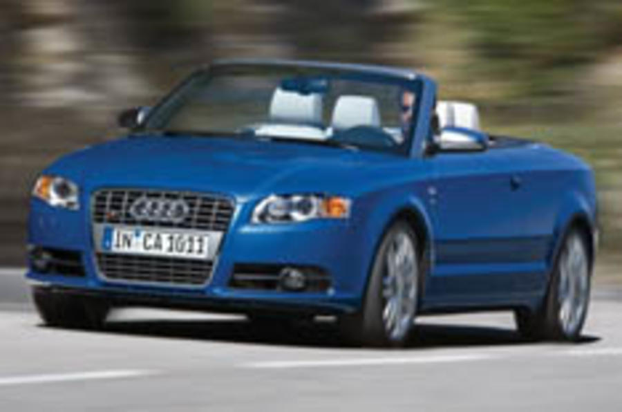 S4 cabrio joins facelifted A4 range