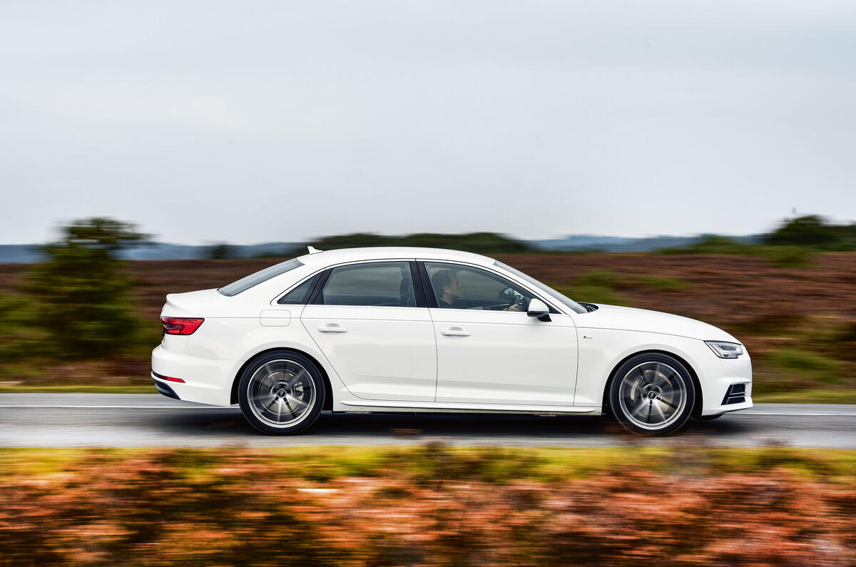 Audi A4 side profile