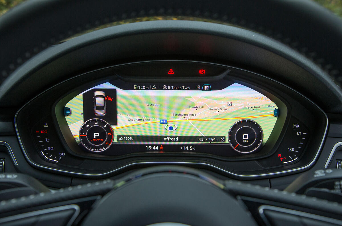 Audi A4 Virtual Cockpit