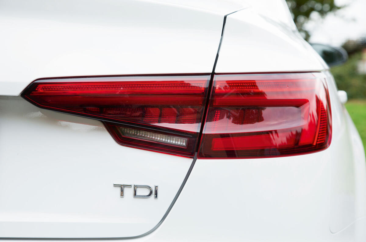 Audi A4 LED rear lights