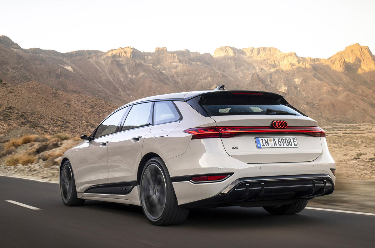 audi a6 e tron review 20 24 03 rear tracking