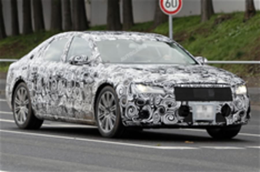 Audi A8 spied again