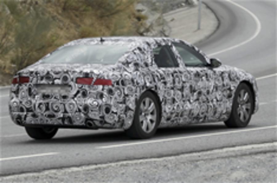 New Audi A8 spied