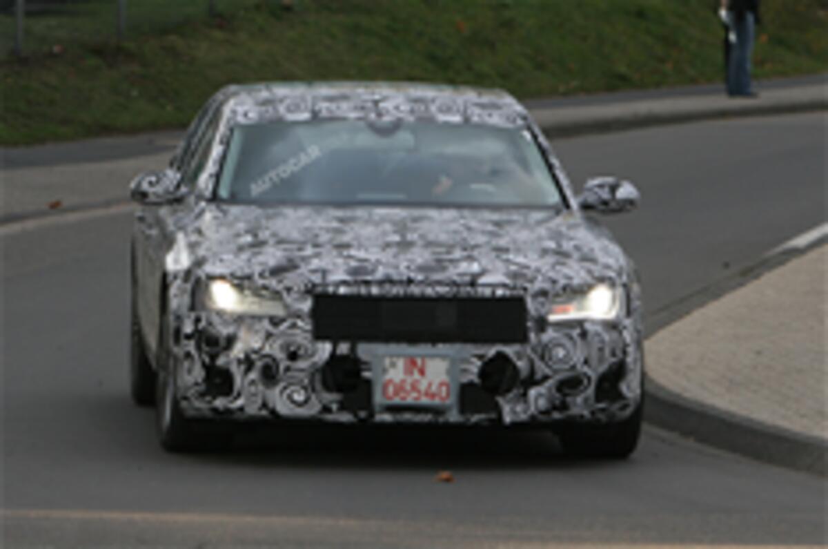 Lighter, cleaner Audi A8 spied