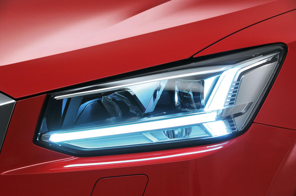 Audi Q2 LED headlights