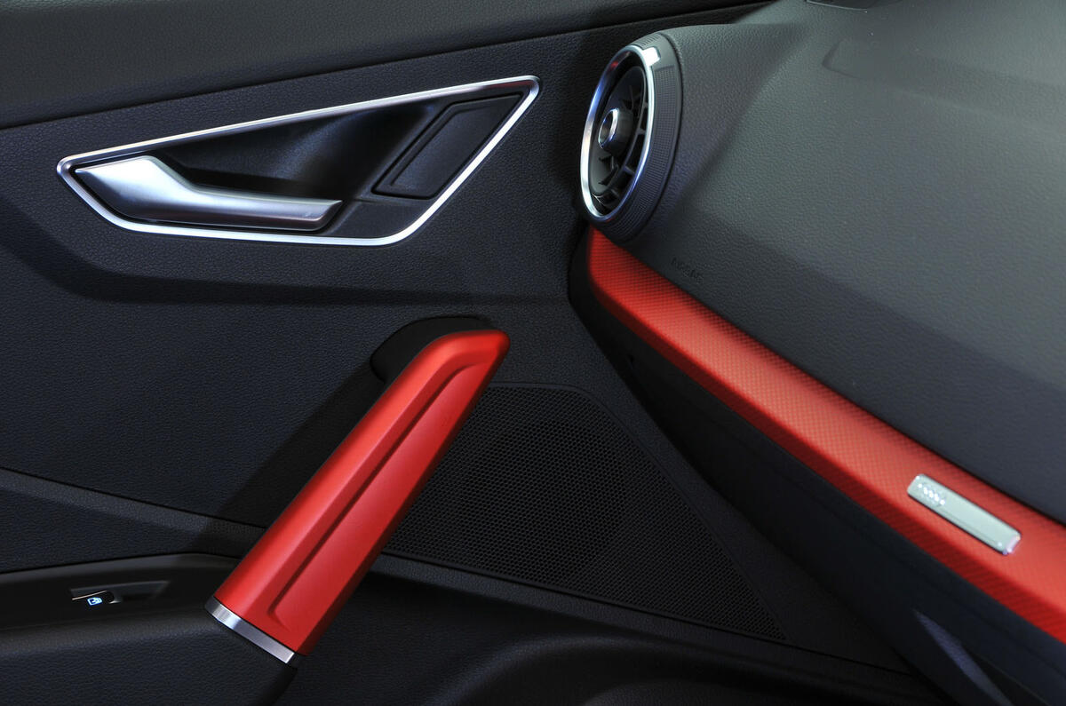 Audi Q2 red interior trim