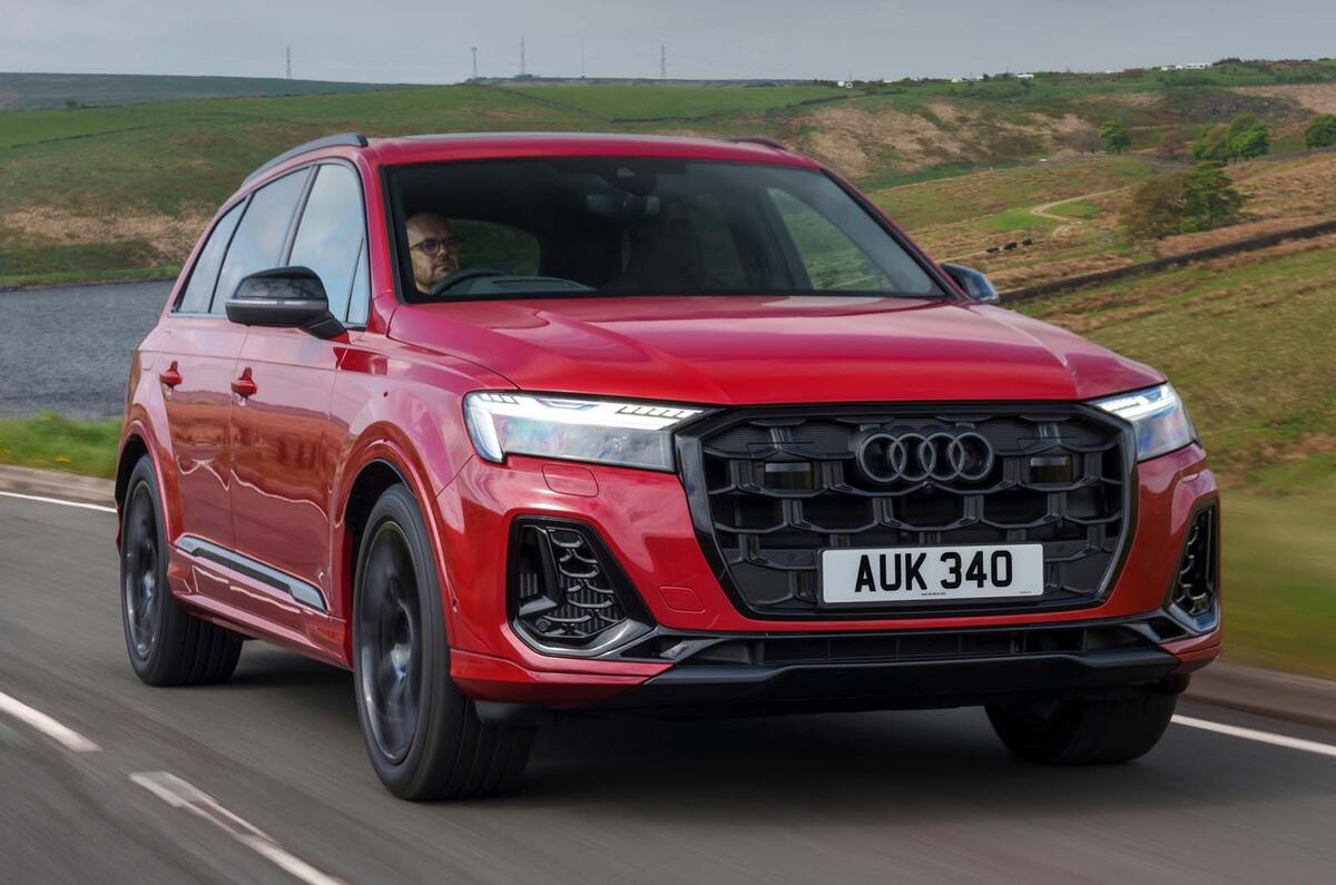 Audi Q7 avant trois quarts dynamique