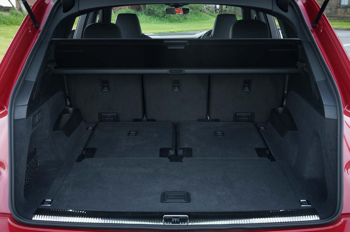 Coffre intérieur de l'Audi Q7