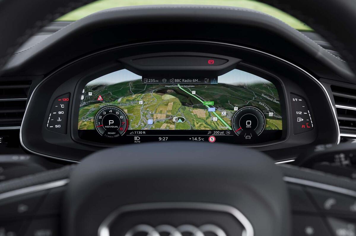 Cockpit virtuel de l'Audi Q7