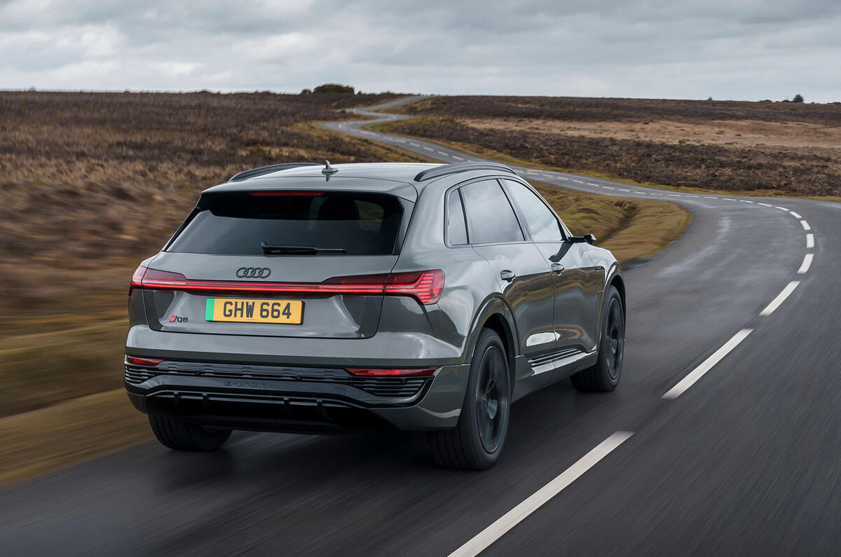 audi q8 e tron review 2023 005 tracking rear