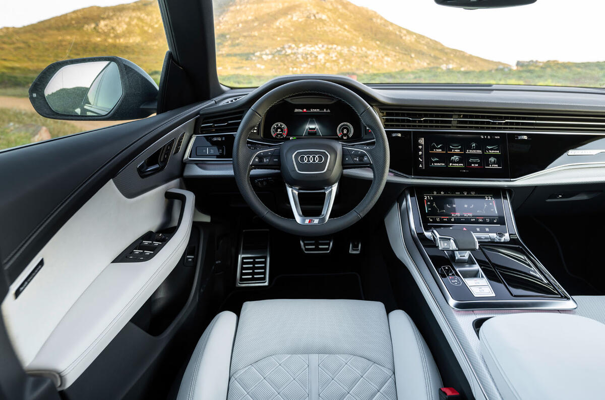 audi q8 review 2023 010 dash