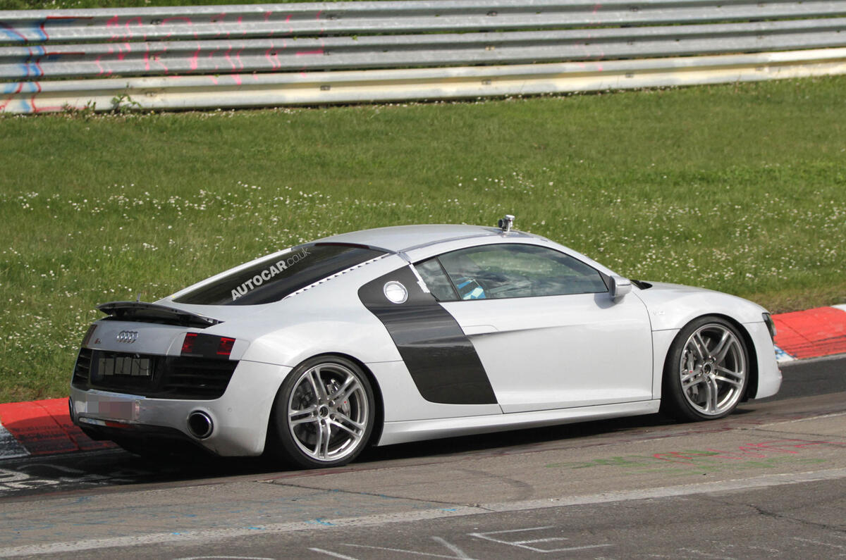Facelifted Audi R8 caught undisguised | Autocar