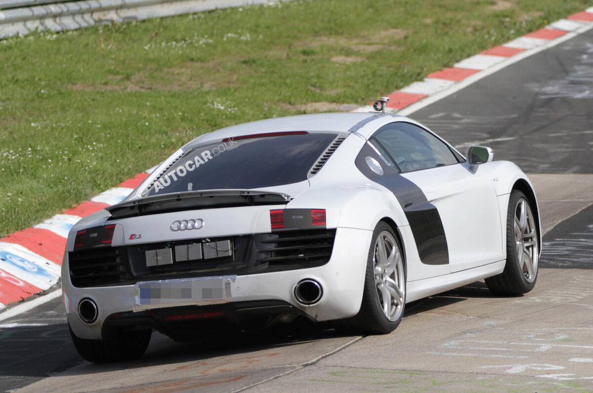 Facelifted Audi R8 caught undisguised | Autocar