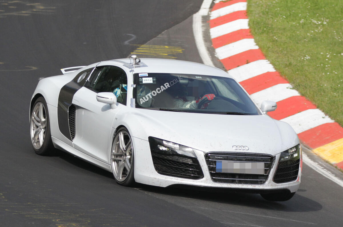 Facelifted Audi R8 caught undisguised | Autocar