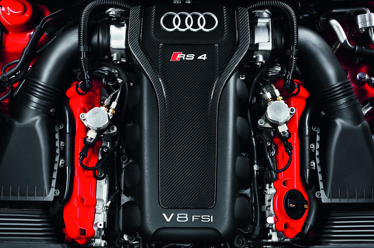 4.2-litre V8 Audi RS4 engine