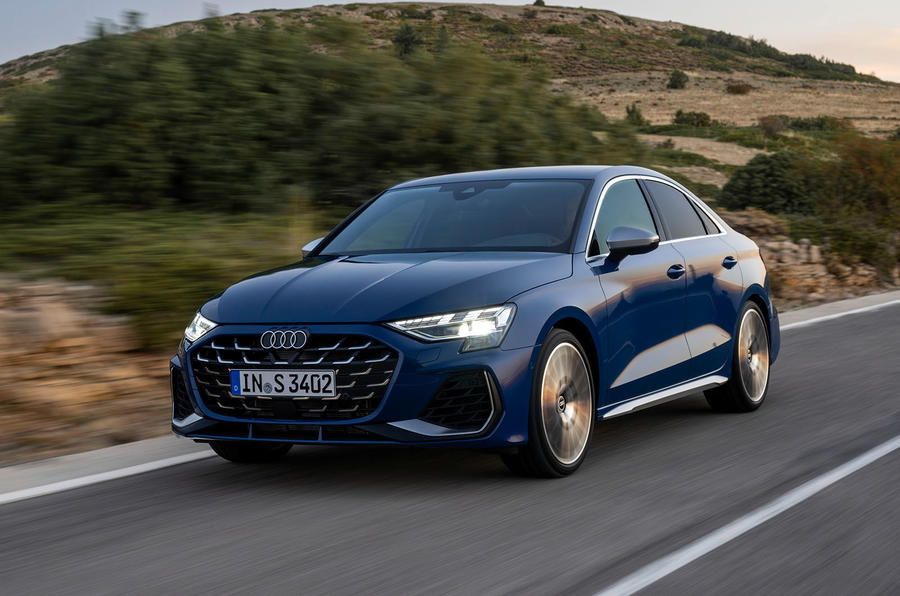 audi s3 saloon review 2024 01 front tracking