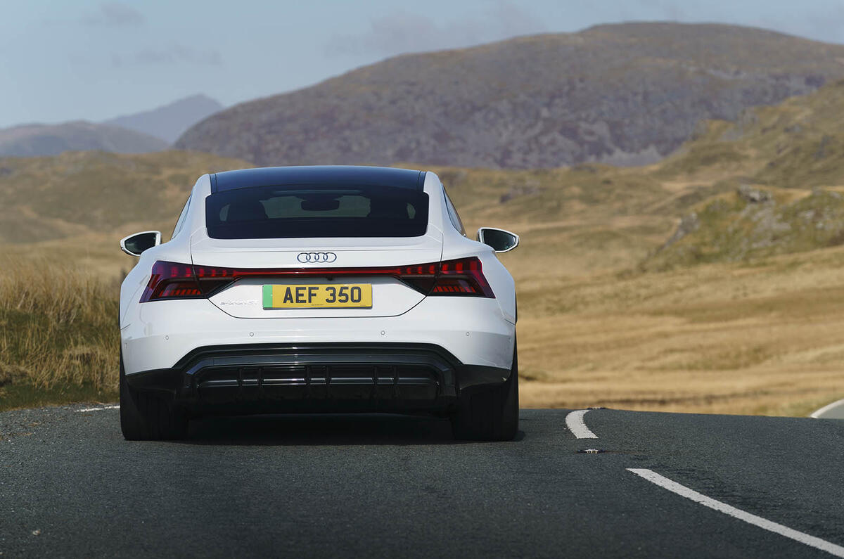 Audi e tron GT rear corner
