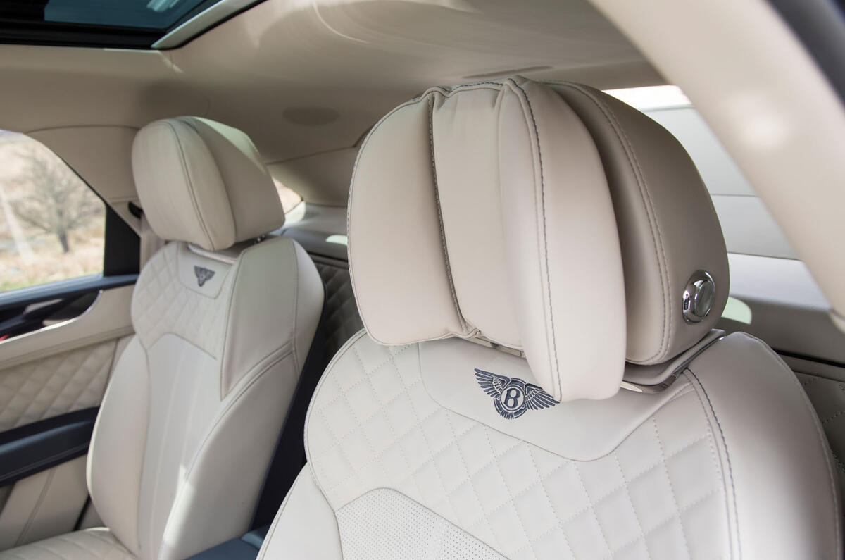 Bentley Bentayga rear head rests